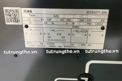Nameplate tủ trung thế Schneider RM6 NE-IQI
