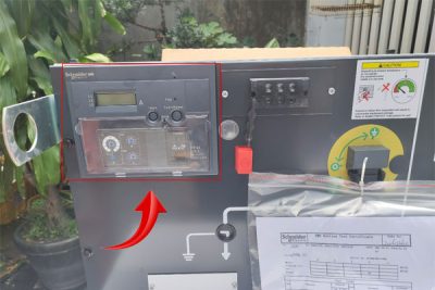 Tủ RM6-NE-DI đã lắp đặt Relay VIP 45 Bảo vệ pha và dòng chạm đất 200A