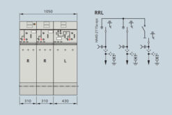 Kích thước và sơ đồ nguyên lý tủ RMU Siemens 8DJH RRL