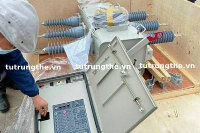 Cài đặt tủ điều khiển và cầu dao phụ tải LBS Shinsung