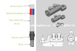 Cấu tạo của đầu cáp co nhiệt TTE hạ thế