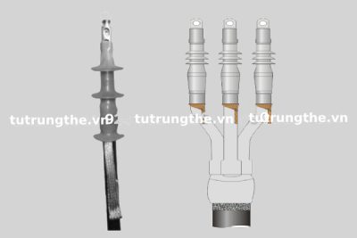 Cấu tạo đầu cáp co nguội 3 pha 24kV 36kV Prysmian