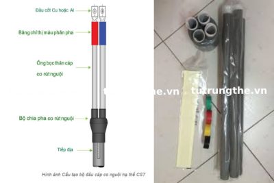 Cấu tạo đầu cáp co nguội hạ thế TTE