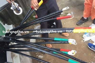 Lắp đặt đầu cáp 3M loại co nhiệt hạ thế