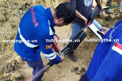 Thi công hộp nối cáp co nhiệt Raychem TE
