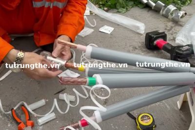 Thi công lắp đặt đầu cáp co nguội hạ thế TTE