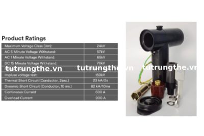 Thông số kỹ thuật đầu cáp T-Plug 3M