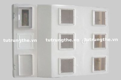Hộp 6 Công Tơ 1 Pha nhựa Composite