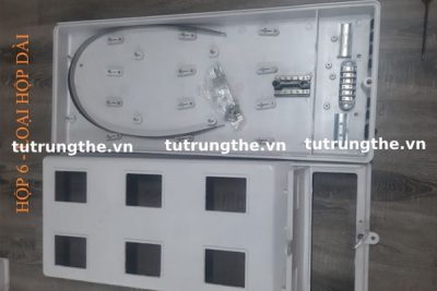 Hộp 6 Công Tơ 1 Pha nhựa Composite loại dài
