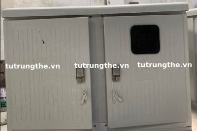 Tủ Điện Composite 2 Ngăn MCCB 500W 1000H 340D mặt trước