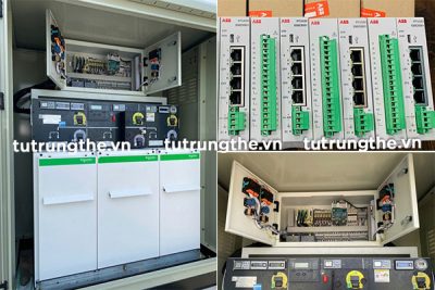 Tủ điều khiển từ xa kết nối Scada RTU 530 ABB lắp đặt cho RMU Schneider