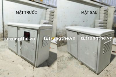 Vỏ tủ điện kế 2 ngăn composite