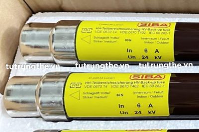 Chì ống Siba 6A 24kV