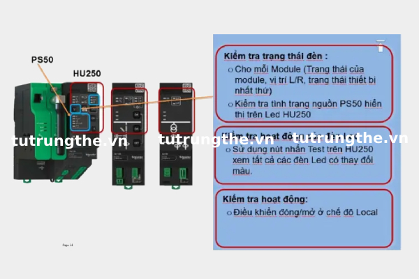 Kiểm tra thiết bị RTU T300 trong hệ thống FRTU