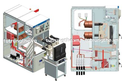 Cấu trúc tủ máy cắt trung thế TMS1 TGE