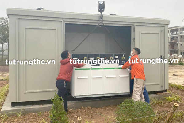 Lắp đặt tủ trung thế RMU Schneider
