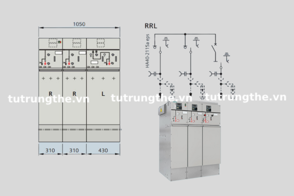 Cấu tạo chi tiết của tủ Siemens 8DJH