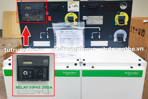 Rơ le VIP45 200A Schneider lắp tủ trung thế RM6