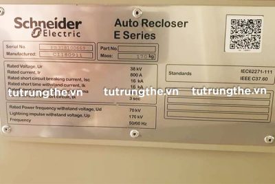 Thông số Recloser Schneider E38
